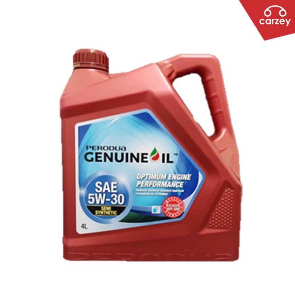[NEW PACKAGING] Perodua Genuine Engine Oil Semi Synthetic 5W-30 [4 Litres]