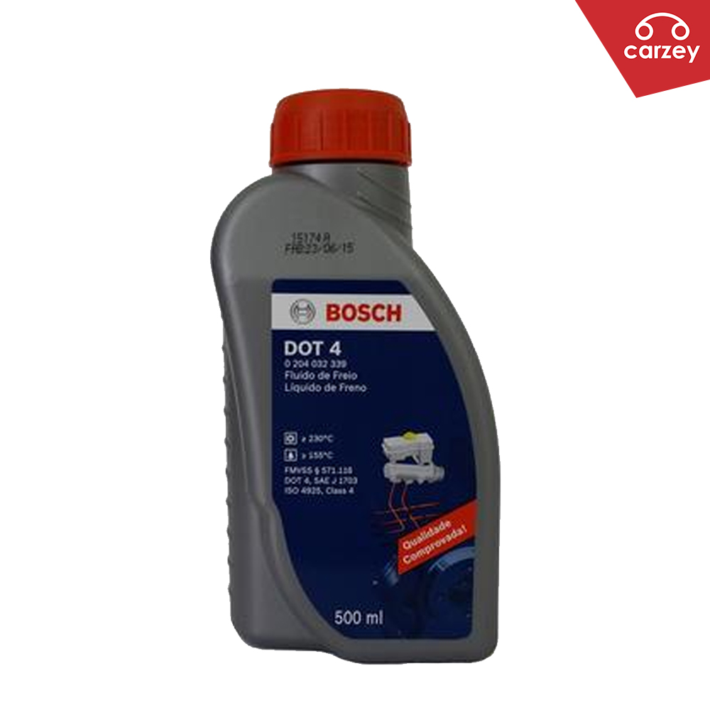 Bosch Brake / Clutch Fluid DOT 4 500ml [BF8999] Carzey Auto Parts