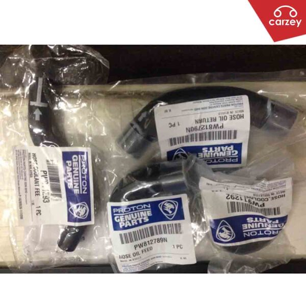 Genuine Proton Turbo Oil Cooler Hose OCH & Coolant Hose Set For Proton Exora Bold , Preve , Suprima S CFE Engine [ PW812789N / PW812790N / PW911292 / PW911293]