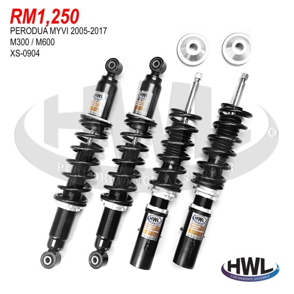 HWL Twintube Adjustable Set For Perodua Myvi 2005-2017 [ XS-0904 ] 4 pcs *Hi Lo Body Shift
