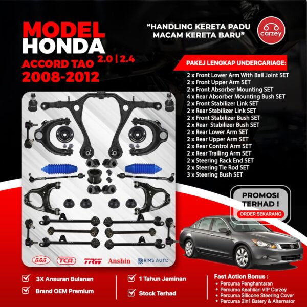 [COMBO DEAL] HONDA ACCORD TAO RESTORATION SUSPENSION PACKAGE SET 31 IN 1 + FREEGIFT + BONUS