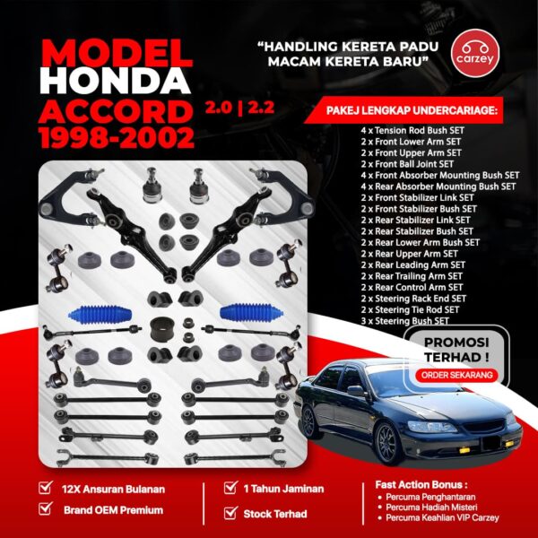[COMBO DEAL] HONDA ACCORD S84 S86 RESTORATION SUSPENSION PACKAGE SET 49 IN 1 + FREEGIFT + BONUS
