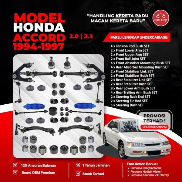 [COMBO DEAL] HONDA ACCORD SM4 SV4 RESTORATION SUSPENSION PACKAGE SET 47 IN 1 + FREEGIFT + BONUS